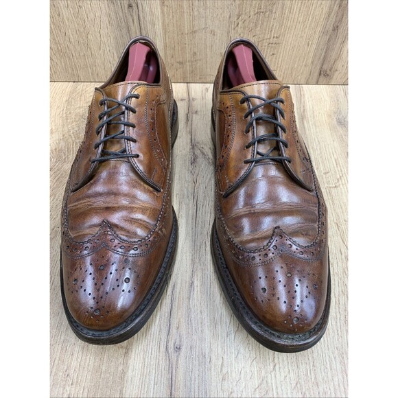 Ralph Lauren Marlow Cordovan Wingtip Brogue Dress Shoes Mens 9 D Brown 815121982 main image 7